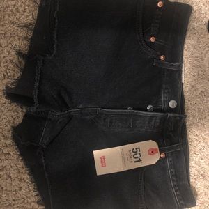 Levi’s black shorts